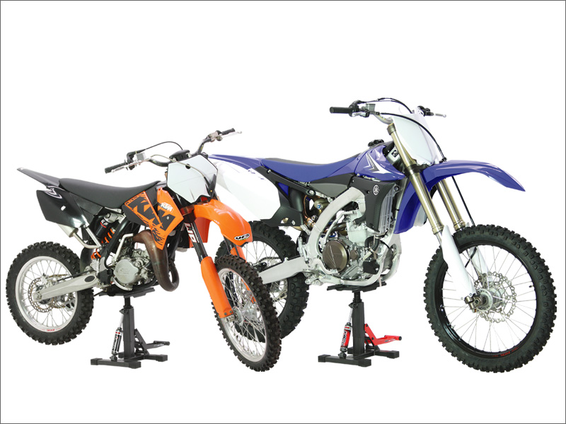 Designed for small to full size dirt bikes.